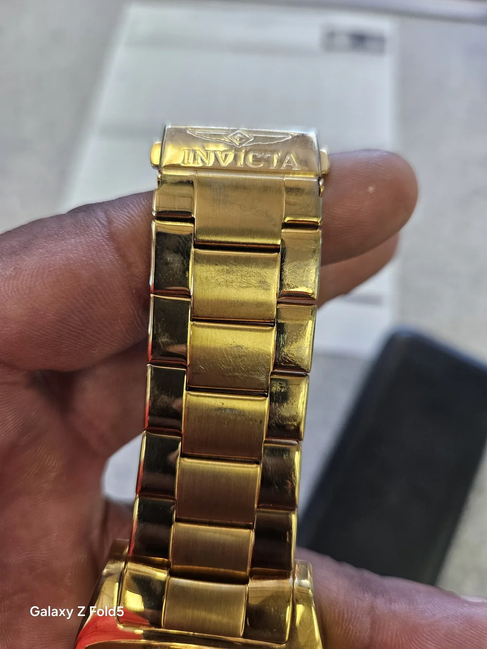 Invicta Lupah 47mm Gold-Tone Men's Bracelet Watch